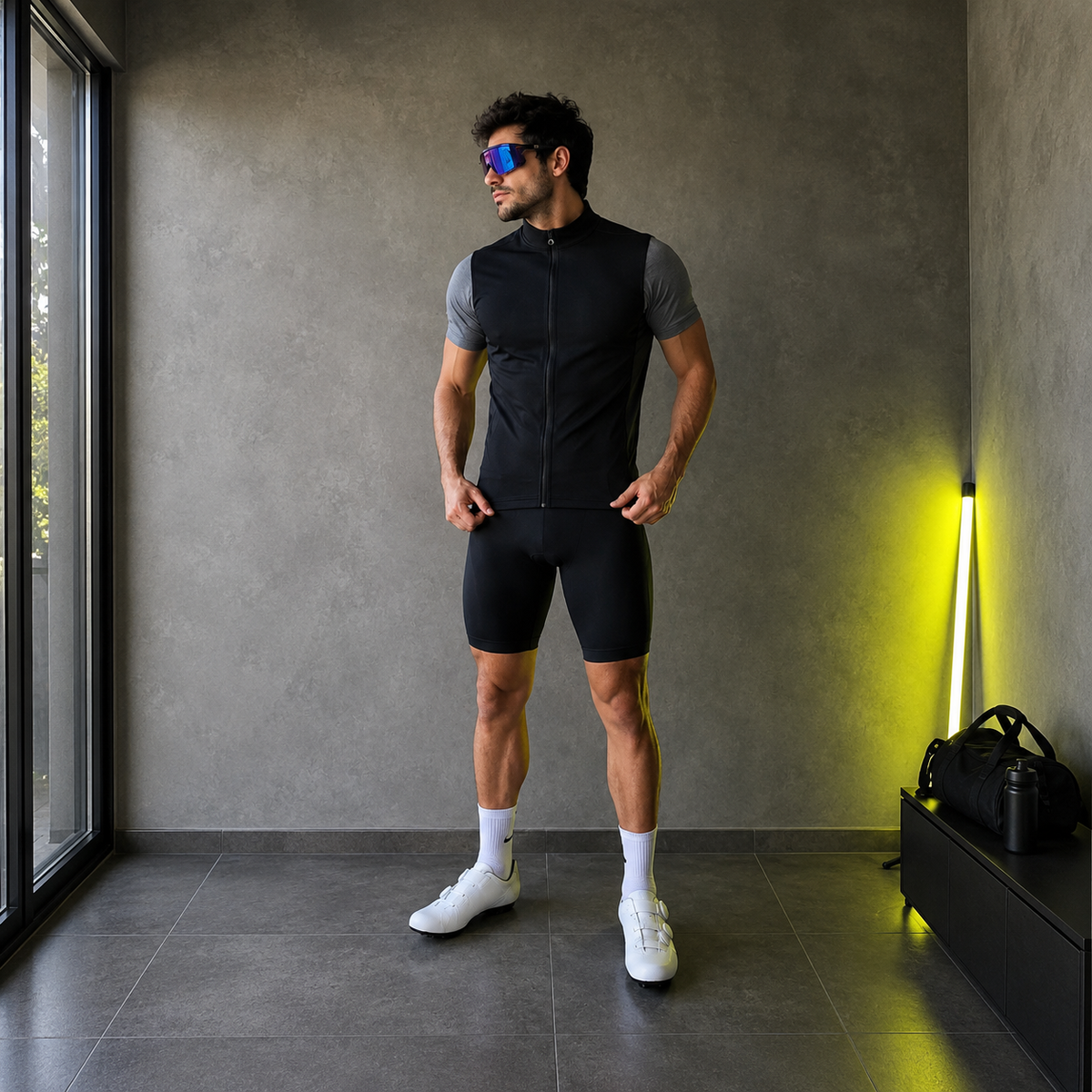 Combo ciclista Jersey + Calza + Lentes de Regalo